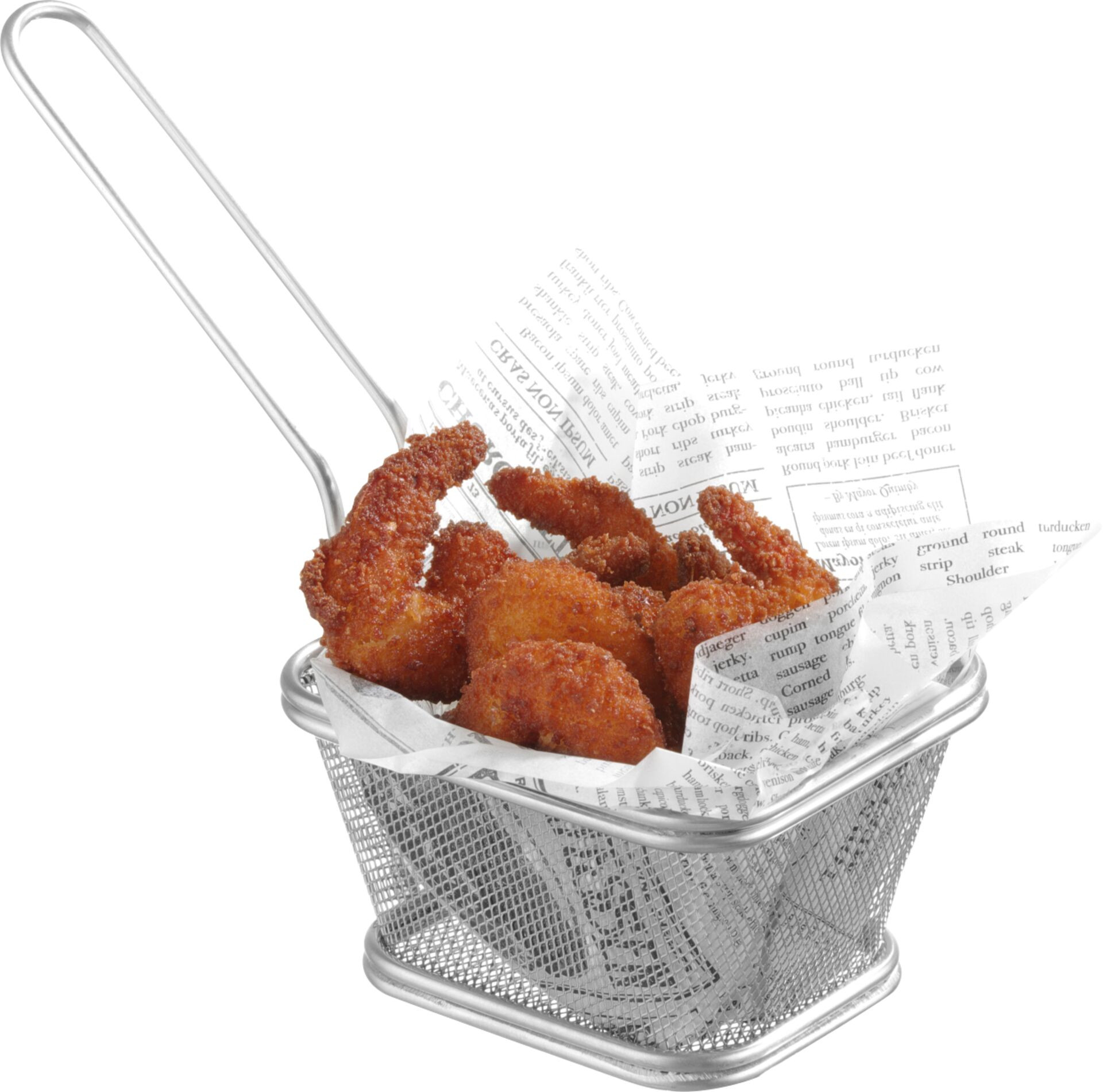 Mini-Servier-Frittierkorb, rechteckig 10,0x8,5 cm